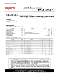 Click here to download CPH3323 Datasheet