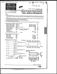 Click here to download LC74HC157 Datasheet