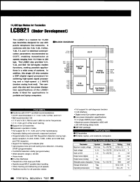 Click here to download LC8921 Datasheet