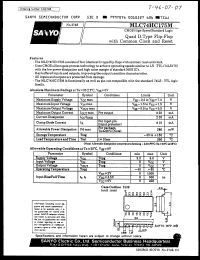 Click here to download MLC74HC175M Datasheet