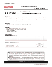 Click here to download LA1652C Datasheet
