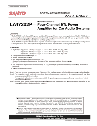 Click here to download LA47202P Datasheet