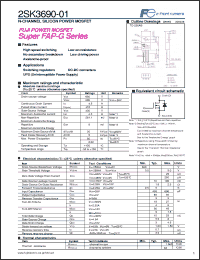 Click here to download 2SK3690-01 Datasheet