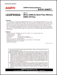 Click here to download LE25FW203A Datasheet