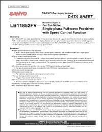 Click here to download LB11852FV Datasheet