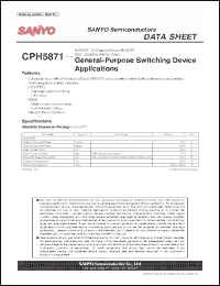 Click here to download CPH5871 Datasheet