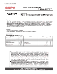 Click here to download LV8224T Datasheet