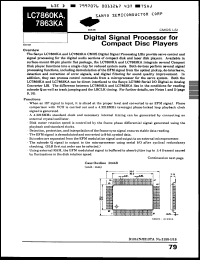 Click here to download LC7860N Datasheet