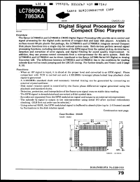 Click here to download LC7863KA Datasheet