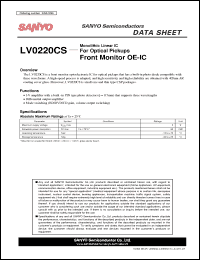 Click here to download LV0220CS Datasheet