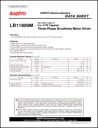 Click here to download LB11889M Datasheet