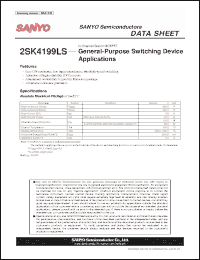 Click here to download 2SK4199LS Datasheet