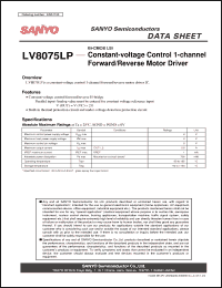Click here to download LV8075LP Datasheet