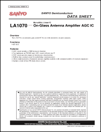 Click here to download LA1070 Datasheet