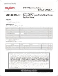 Click here to download 2SK4204LS Datasheet
