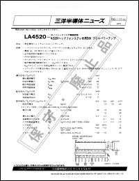 Click here to download LA4520 Datasheet
