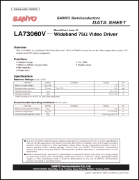 Click here to download LA73060V Datasheet
