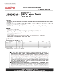Click here to download LB8500M Datasheet