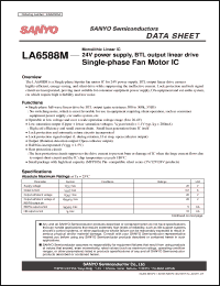Click here to download LA6588M Datasheet