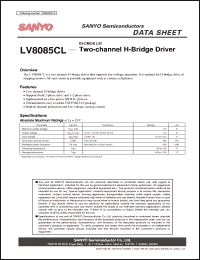 Click here to download LV8085CL Datasheet