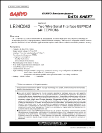 Click here to download LE24C043 Datasheet