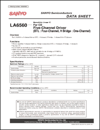 Click here to download LA6560 Datasheet
