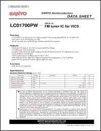 Click here to download LC01700PW Datasheet