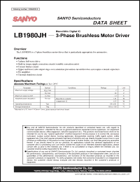 Click here to download LB1980JH Datasheet