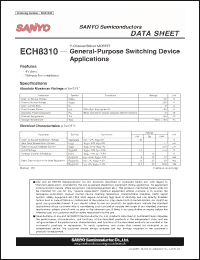Click here to download ECH8310 Datasheet