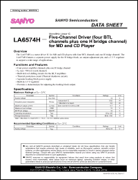 Click here to download LA6574H Datasheet