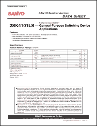 Click here to download 2SK4101LS Datasheet