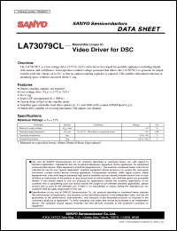 Click here to download LA73079CL Datasheet