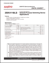Click here to download 2SK4119LS Datasheet