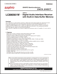 Click here to download LC890561W Datasheet