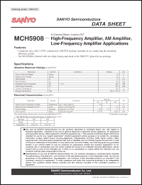 Click here to download MCH5908 Datasheet