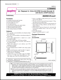 Click here to download LC898093 Datasheet