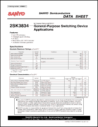 Click here to download 2SK3834 Datasheet