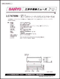 Click here to download LC74789N Datasheet
