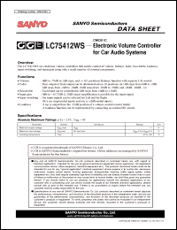 Click here to download LC75412WS Datasheet