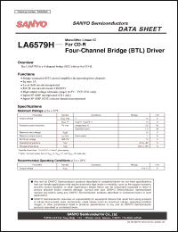 Click here to download LA6579H Datasheet