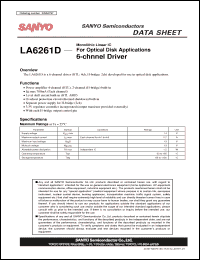 Click here to download LA6261D Datasheet