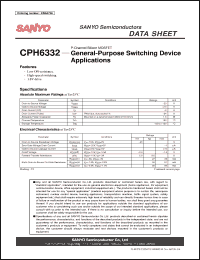 Click here to download CPH6332 Datasheet