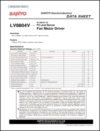 Click here to download LV8804V Datasheet