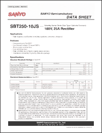 Click here to download SBT250-10JS Datasheet