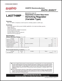 Click here to download LA5774MP Datasheet