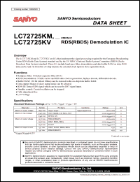 Click here to download LC72725KM Datasheet
