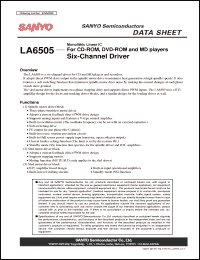 Click here to download LA6505 Datasheet