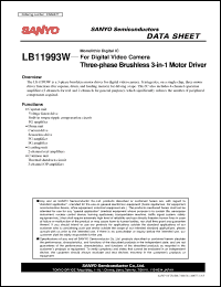Click here to download LB11993W Datasheet