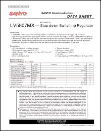 Click here to download LV5807MX Datasheet