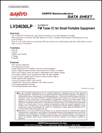 Click here to download LV24030LP Datasheet